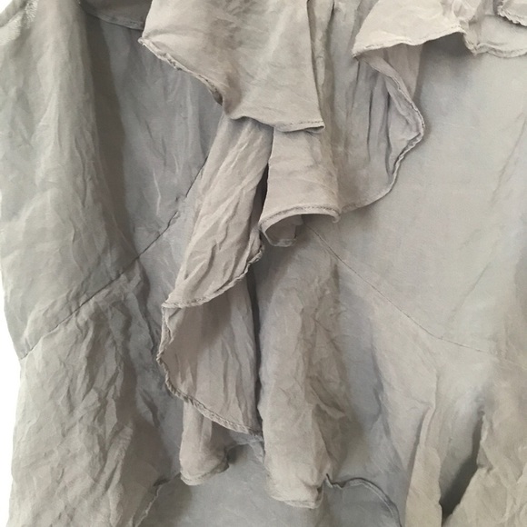 Silk J Crew Ruffle Tank - Picture 3 of 5